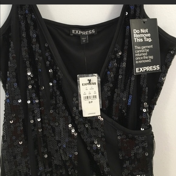 Express Sequin Dress NWT S - Picture 2 of 3